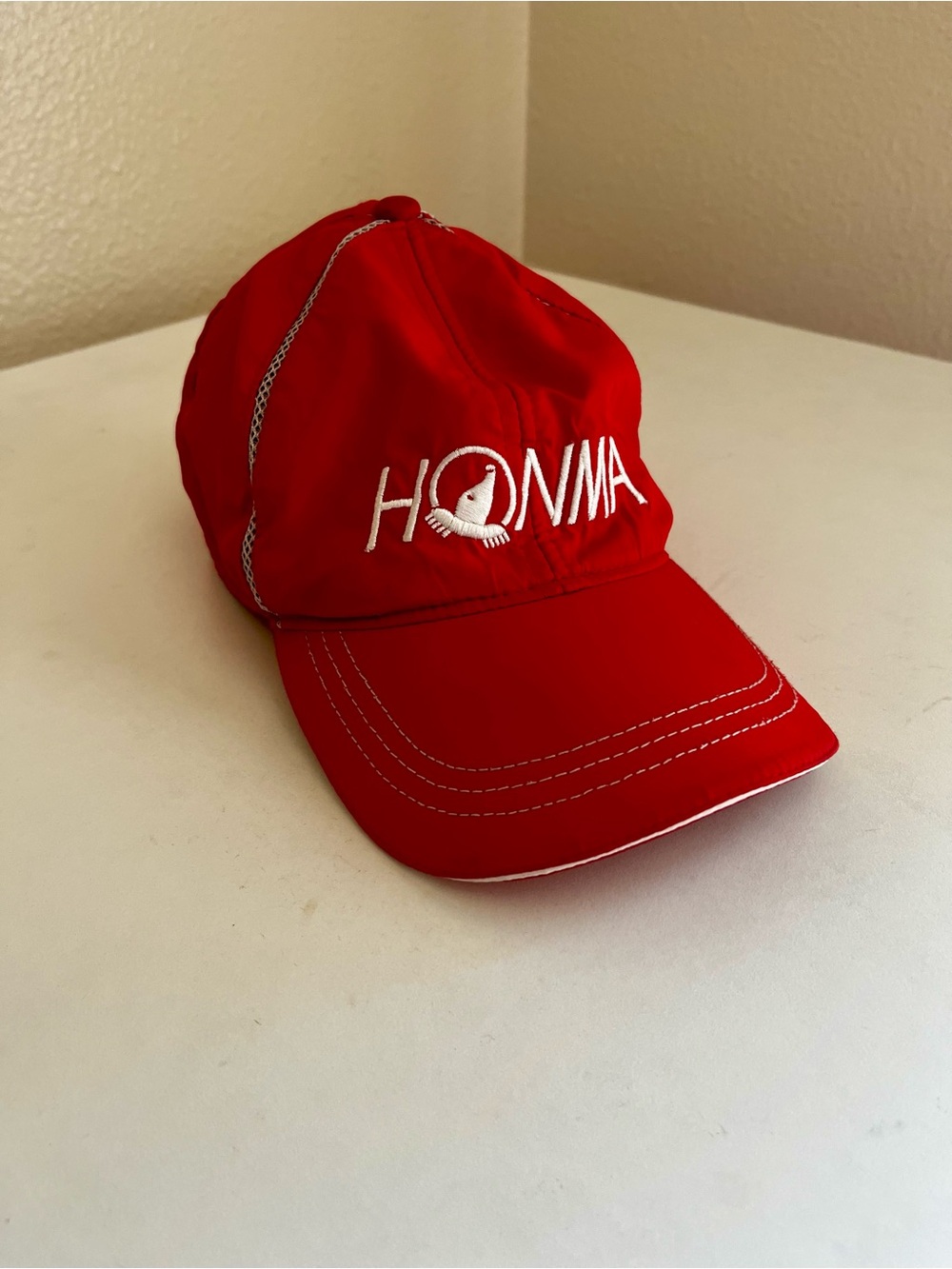 Honma Golf Hat Red One Size Adjustable